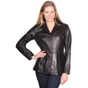 Mason & Cooper Women's Leather Blazer Jacket