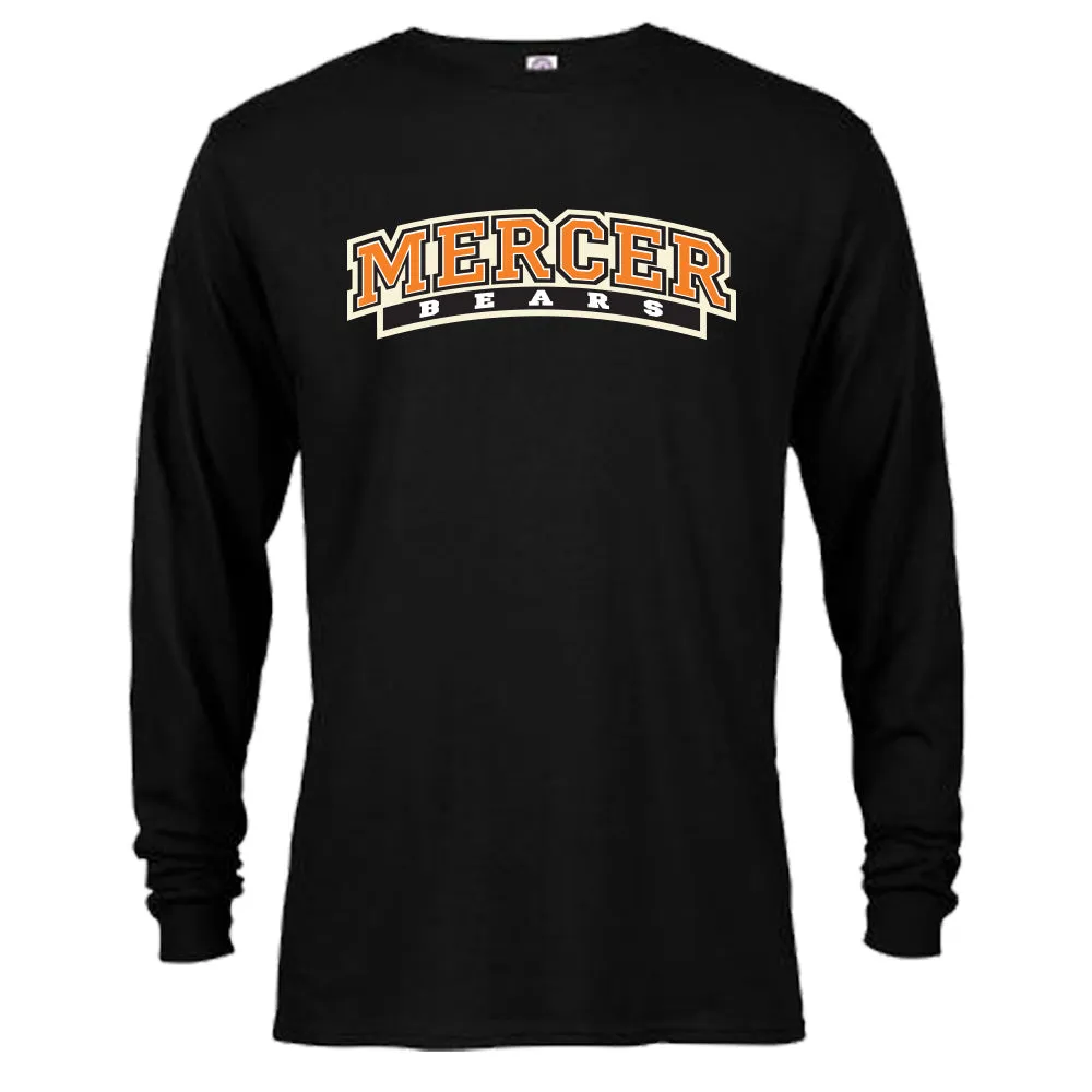 Mercer University Bears MU Classic Text Arch Long Sleeve T-Shirt