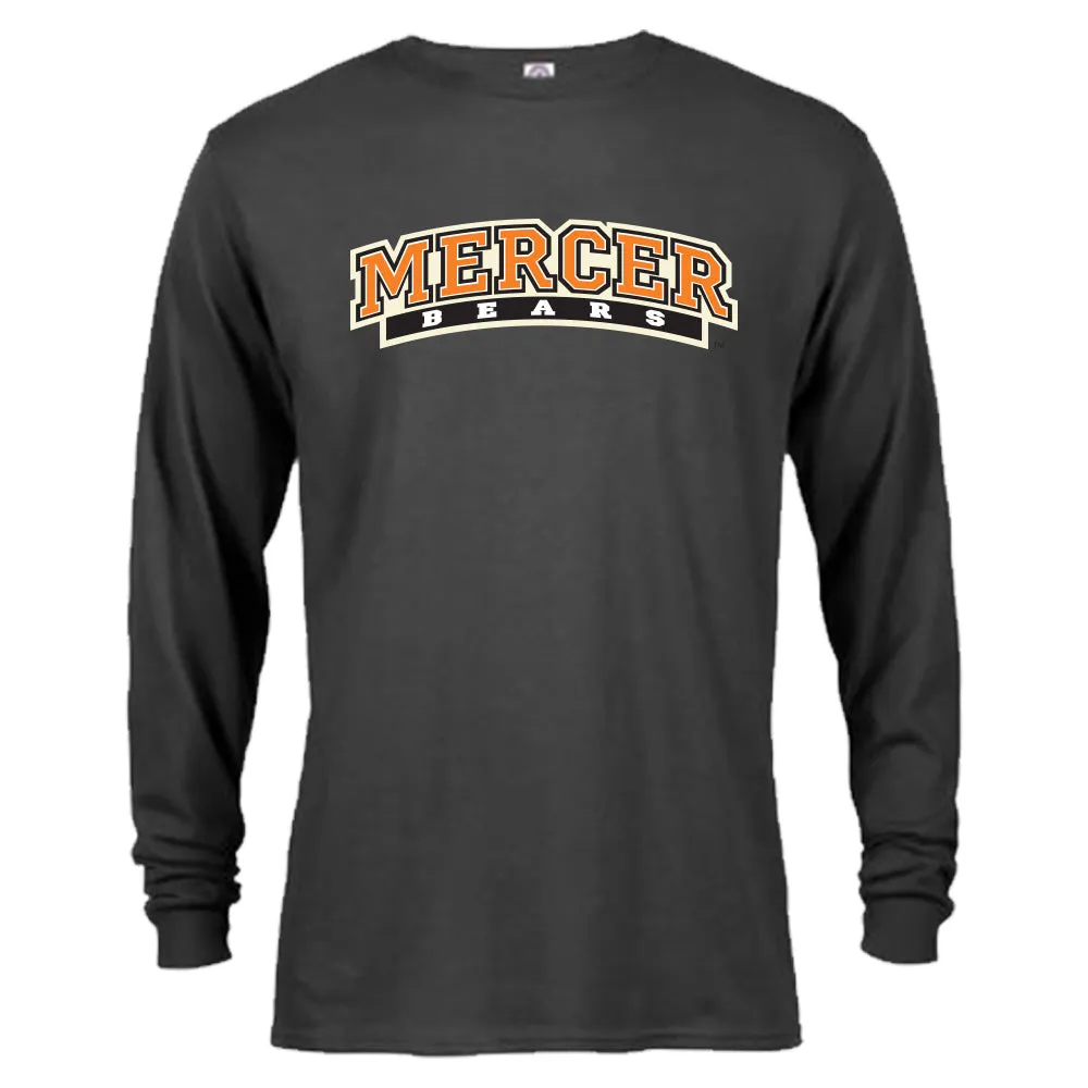 Mercer University Bears MU Classic Text Arch Long Sleeve T-Shirt