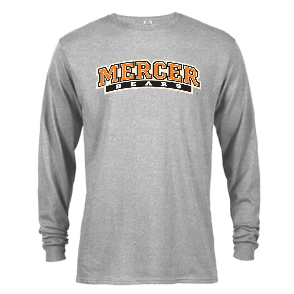 Mercer University Bears MU Classic Text Arch Long Sleeve T-Shirt