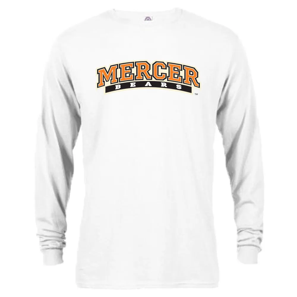 Mercer University Bears MU Classic Text Arch Long Sleeve T-Shirt