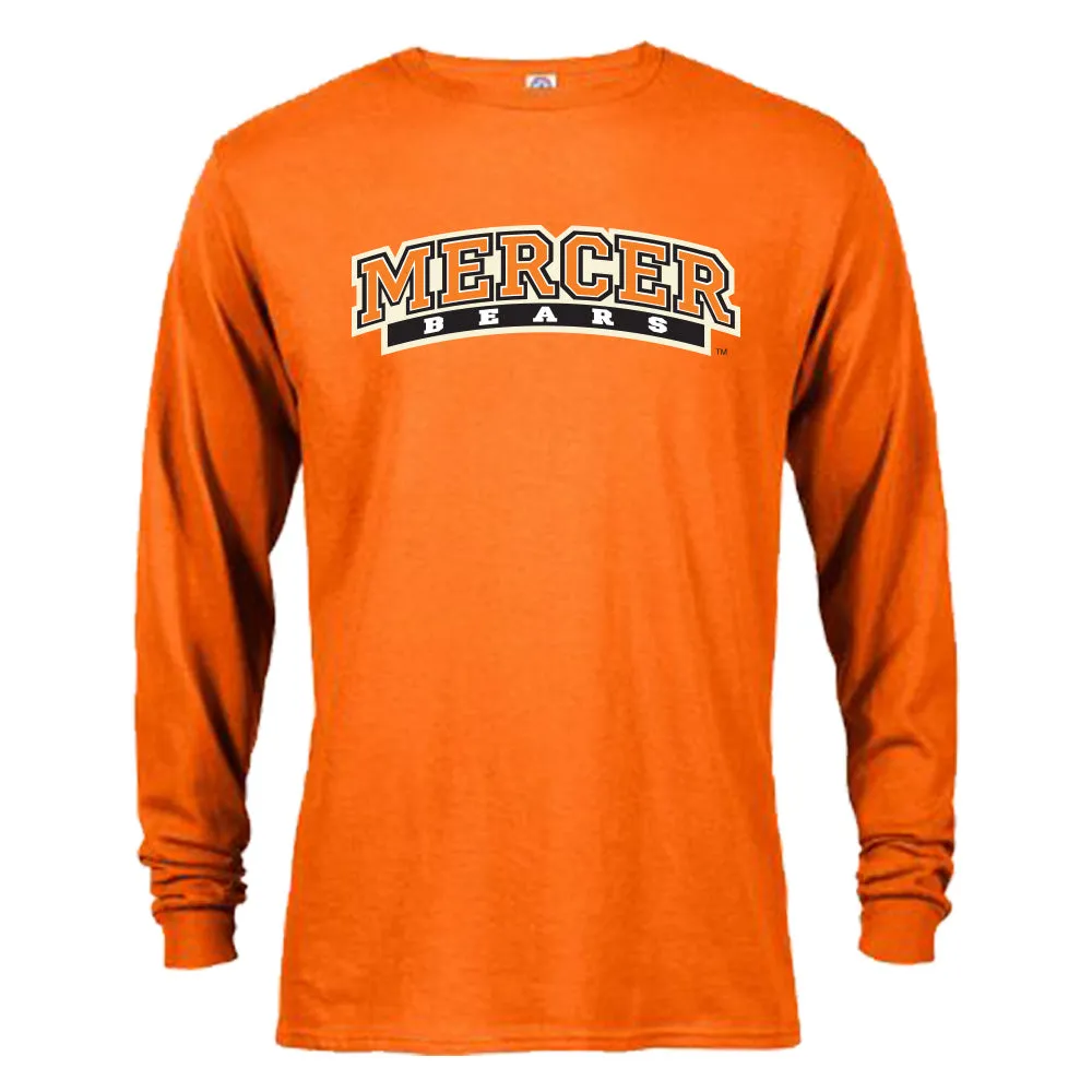 Mercer University Bears MU Classic Text Arch Long Sleeve T-Shirt