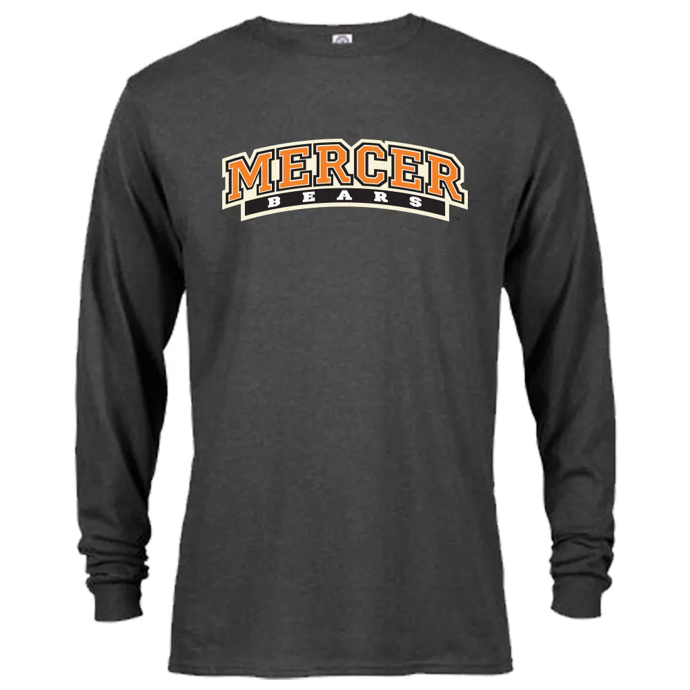 Mercer University Bears MU Classic Text Arch Long Sleeve T-Shirt