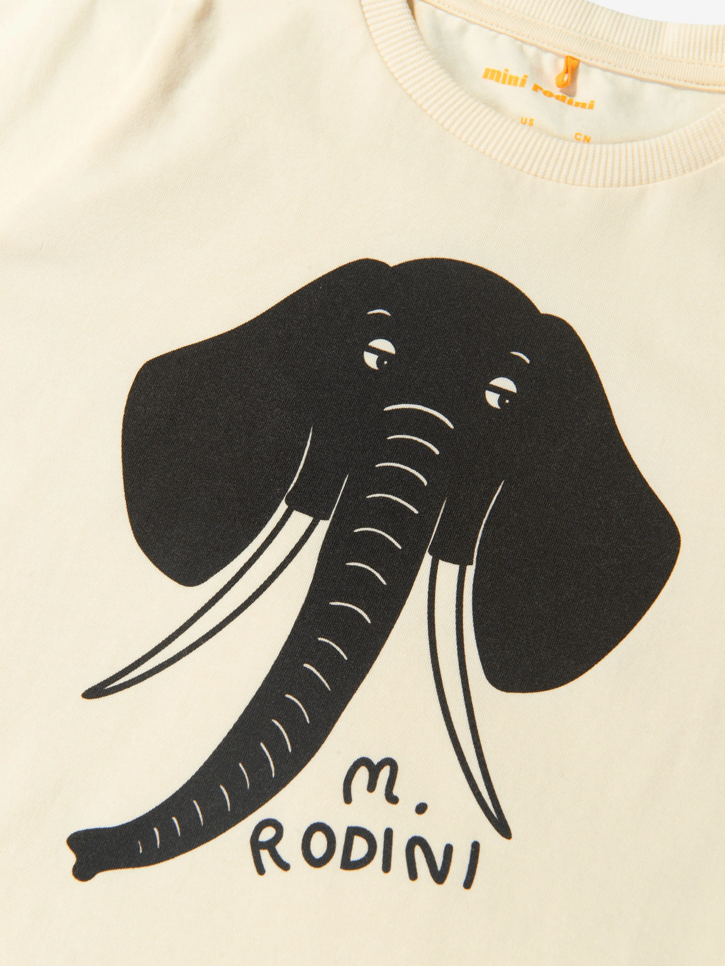 Mini Rodini Unisex Organic Cotton Elephant T-Shirt