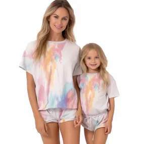 Mom and Me Tie Dye Tee & Shorts