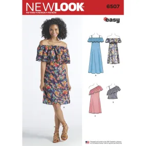 New Look Pattern 6507 Women's   Dresses and Top