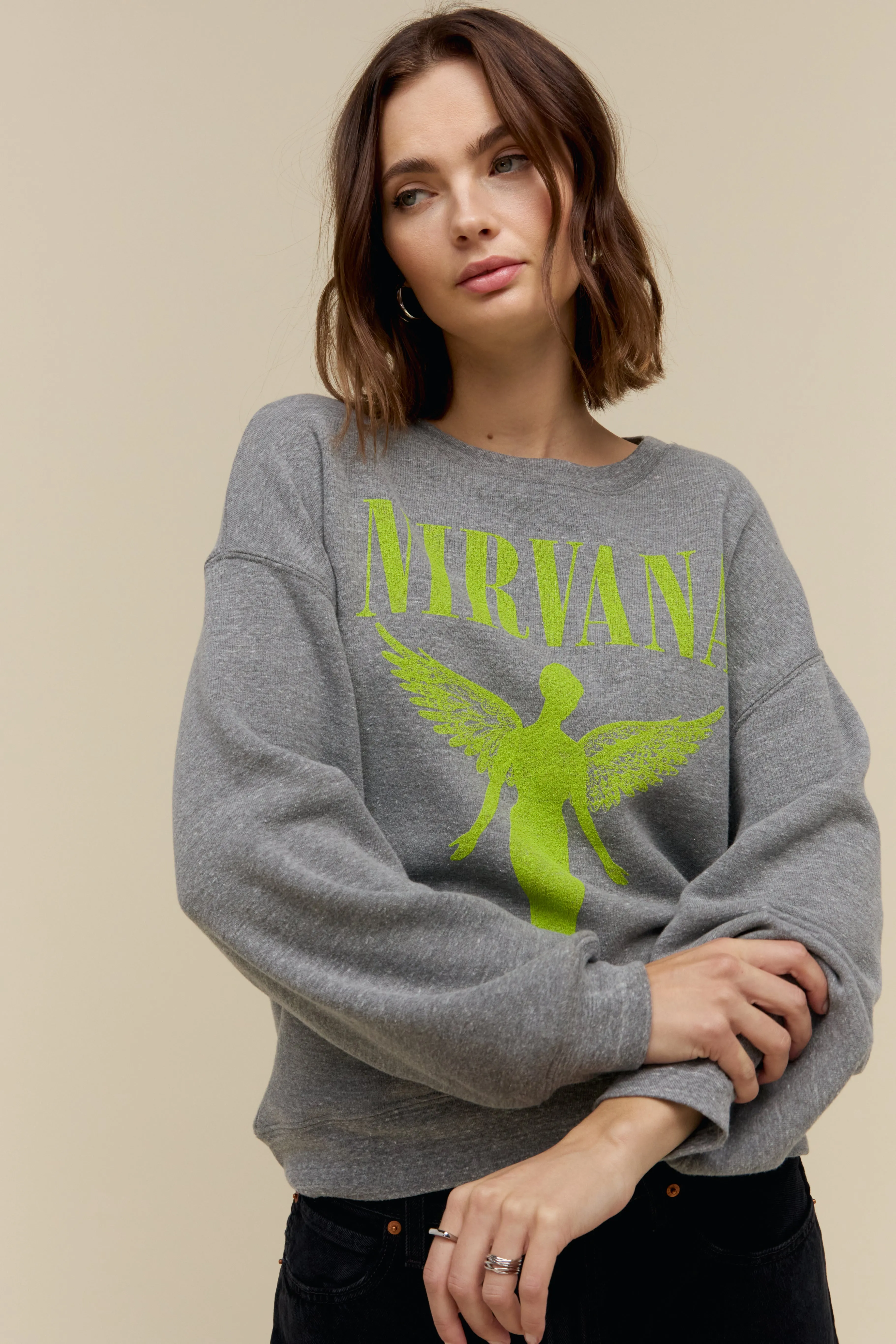 Nirvana in Utero Tour Oversized Crew