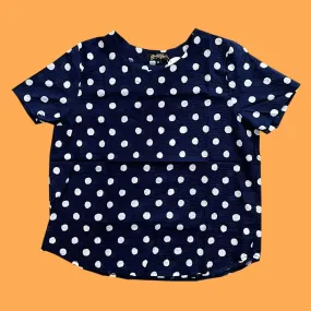 Olga de Polga Navy Spot Top