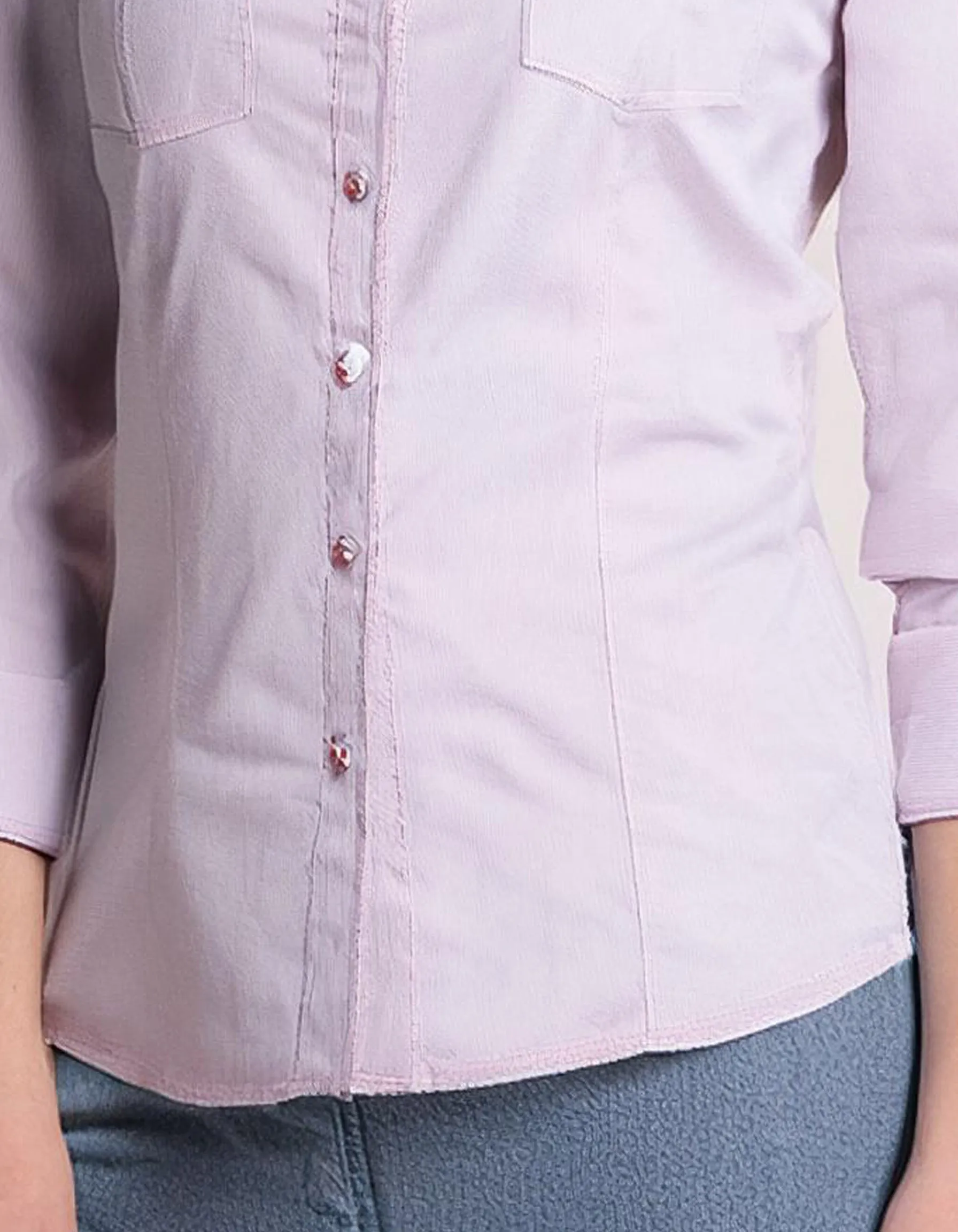 Pale Pink Relaxed Fit Dress Shirt