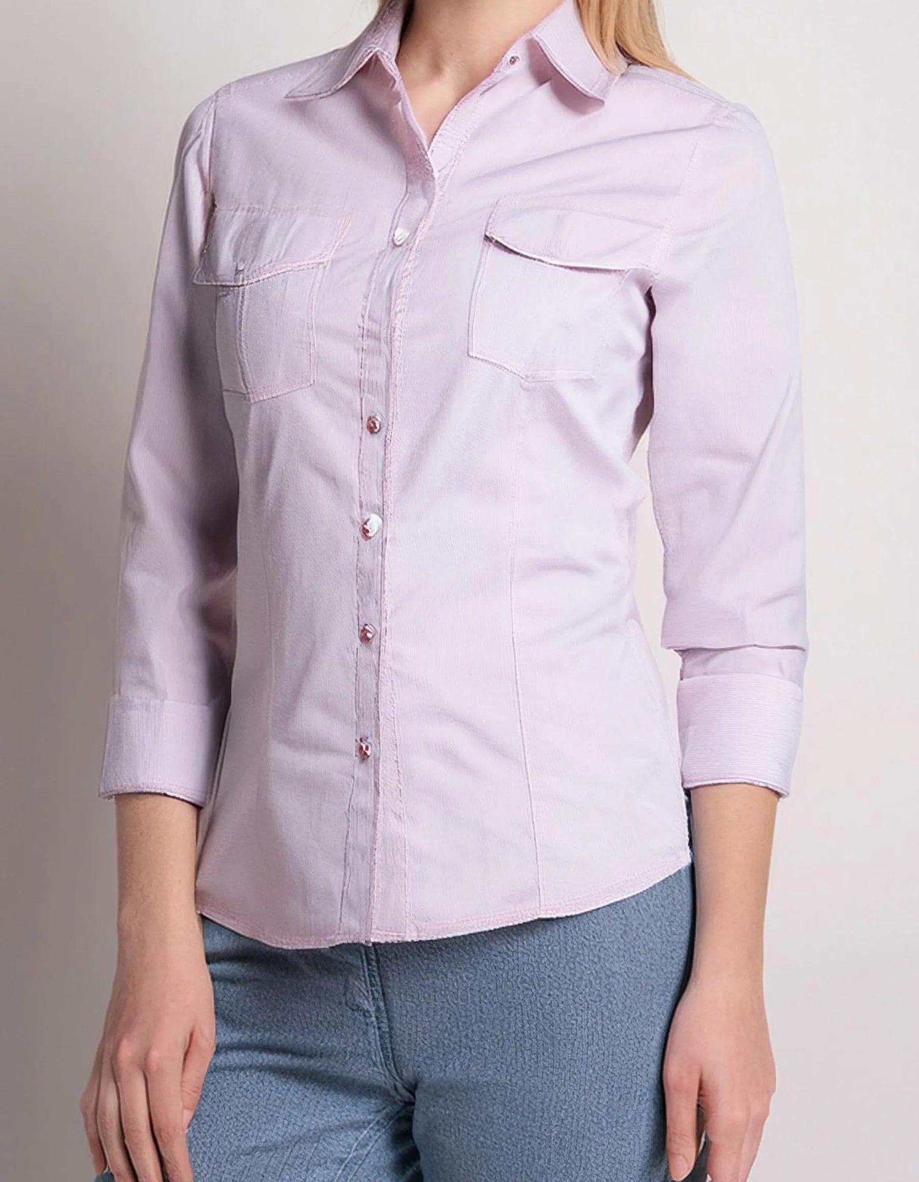 Pale Pink Relaxed Fit Dress Shirt