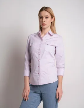 Pale Pink Relaxed Fit Dress Shirt