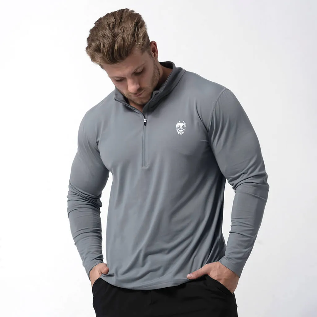 Performance Quarter Zip - Steel