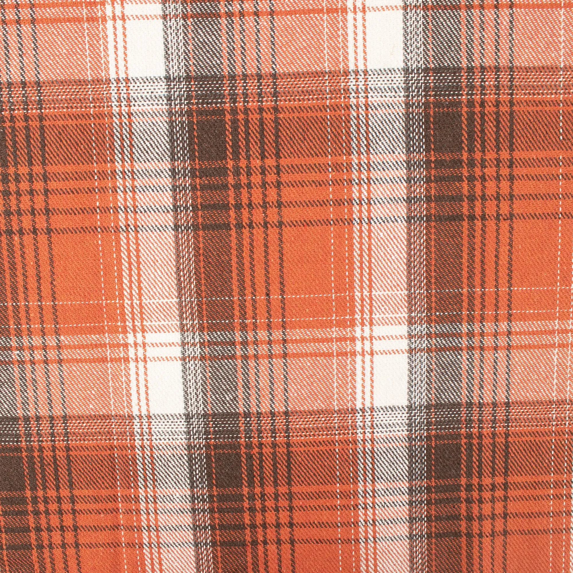 Plaid jacketing - LUMBERJACK - Carrot