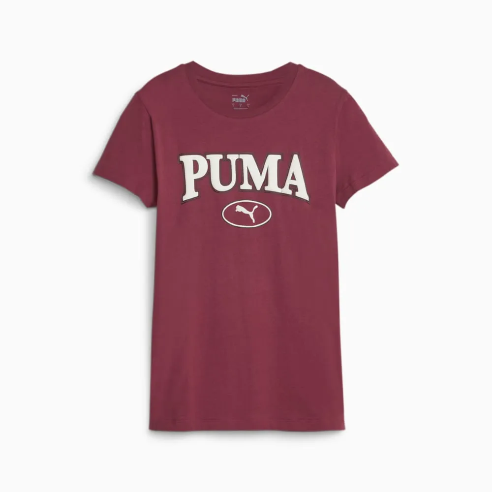 PUMA WOMEN'S SQUAD RED TEE