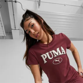 PUMA WOMEN'S SQUAD RED TEE