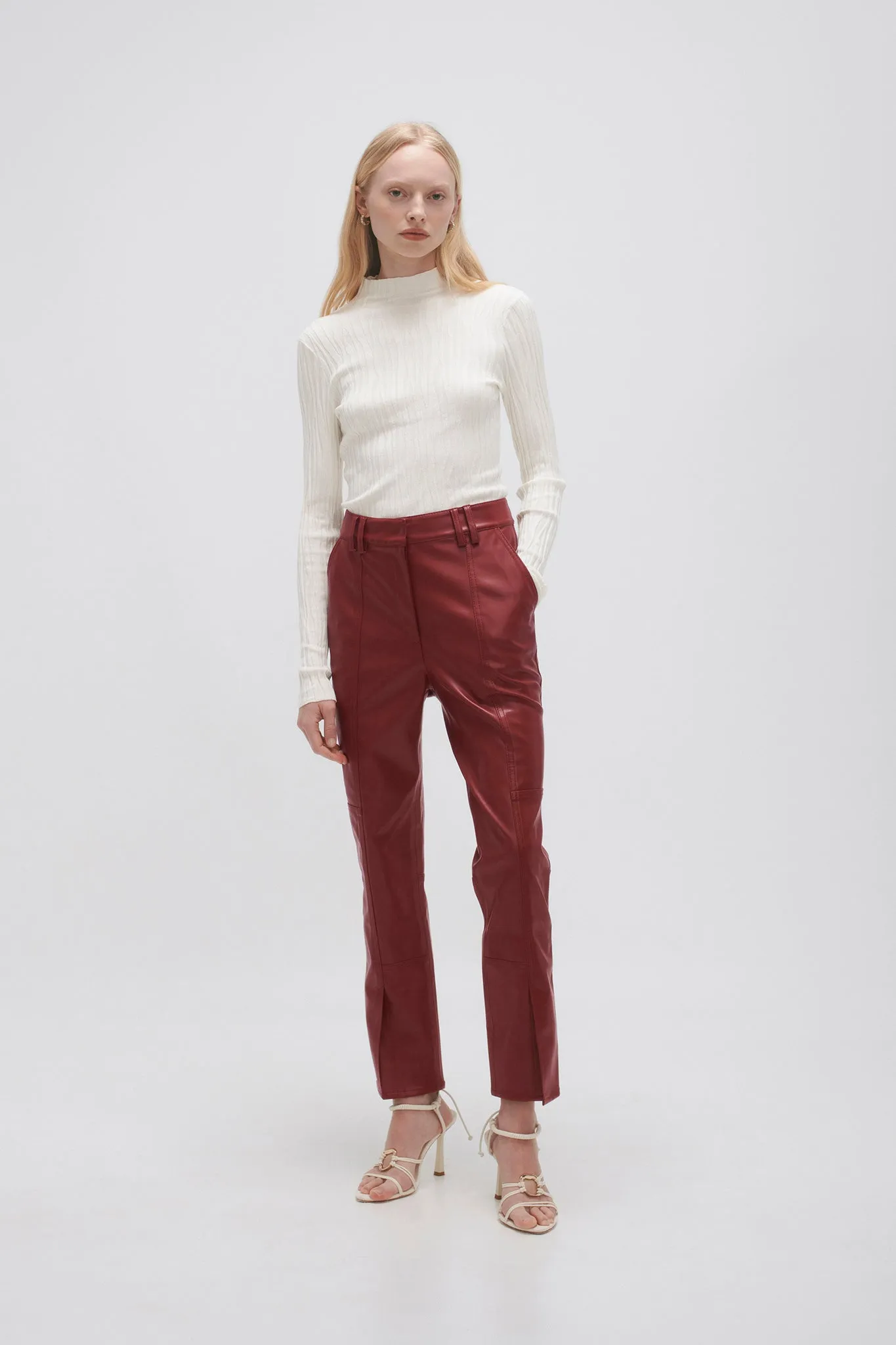 River Vegan Leather Pant