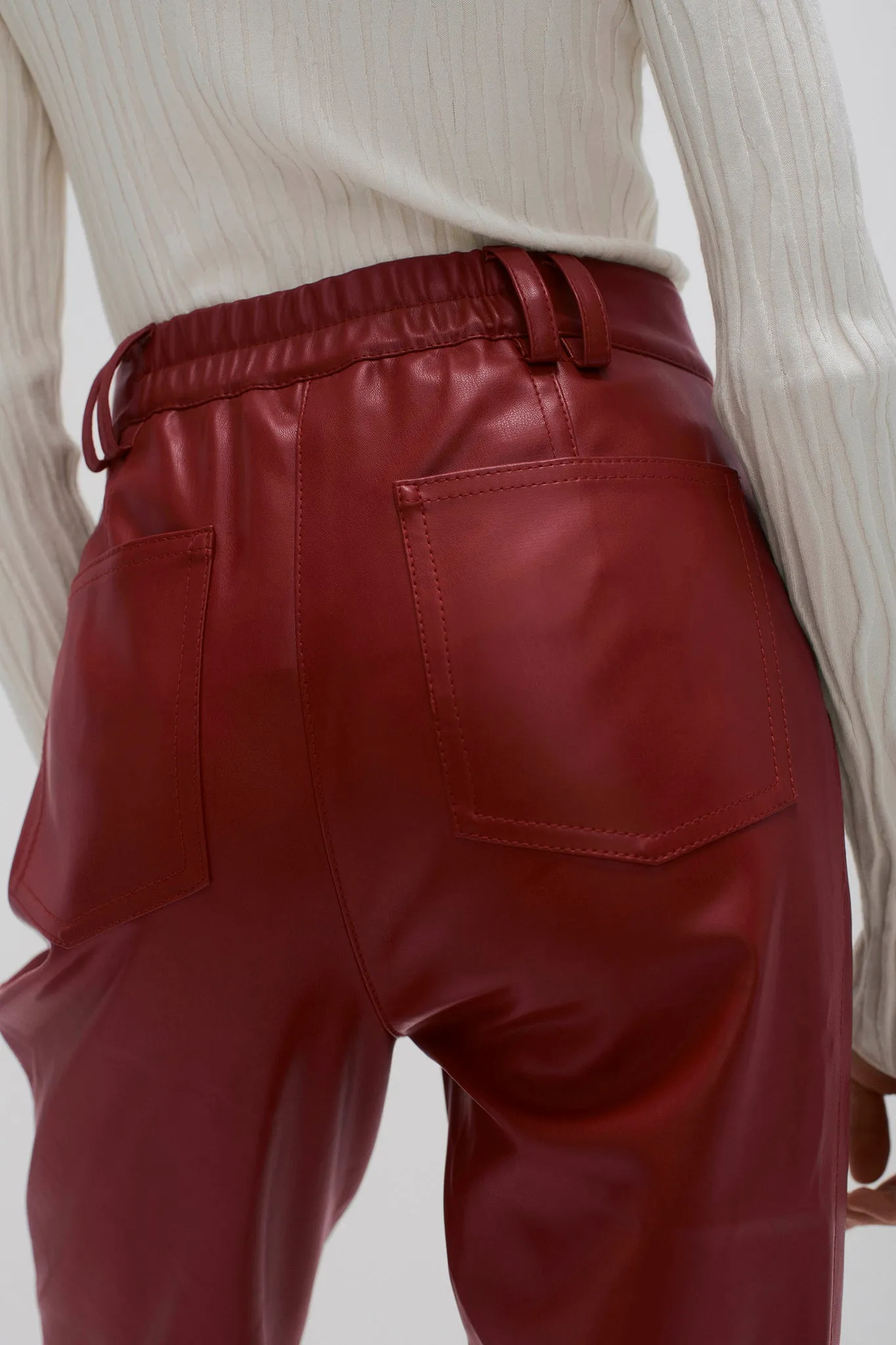 River Vegan Leather Pant