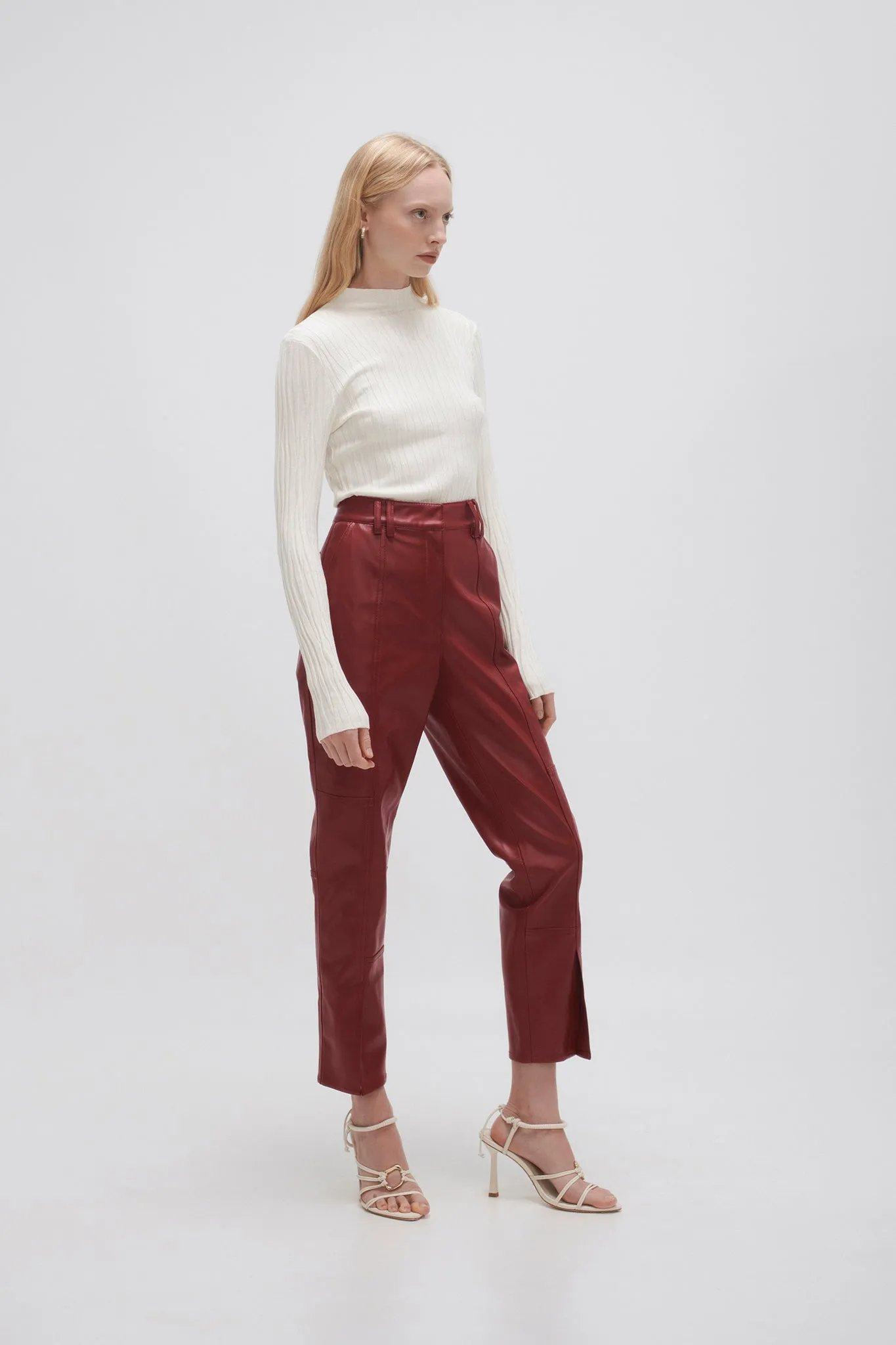 River Vegan Leather Pant