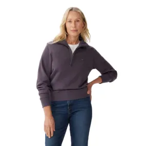 R.M.Williams Trickett Ladies Zip Neck Sweatshirt - Charcoal