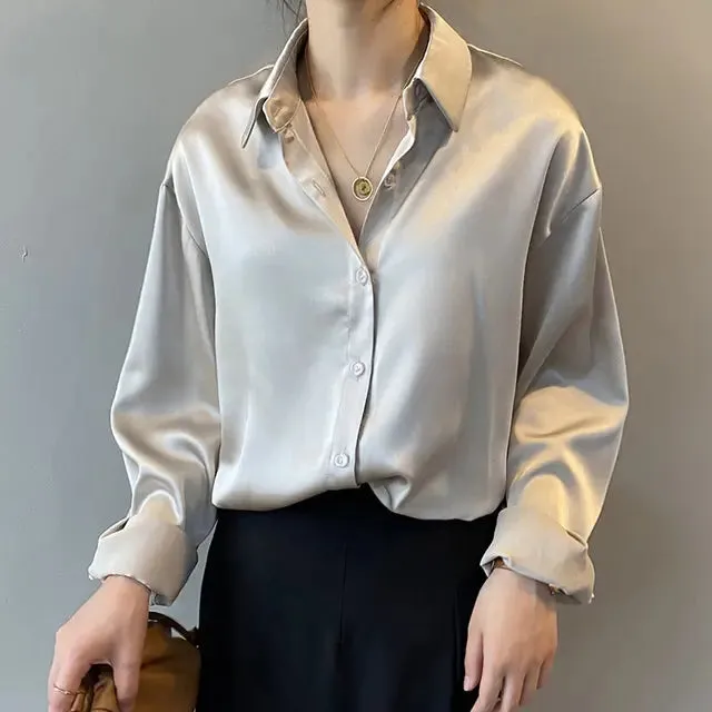 Satin Vintage Blouse