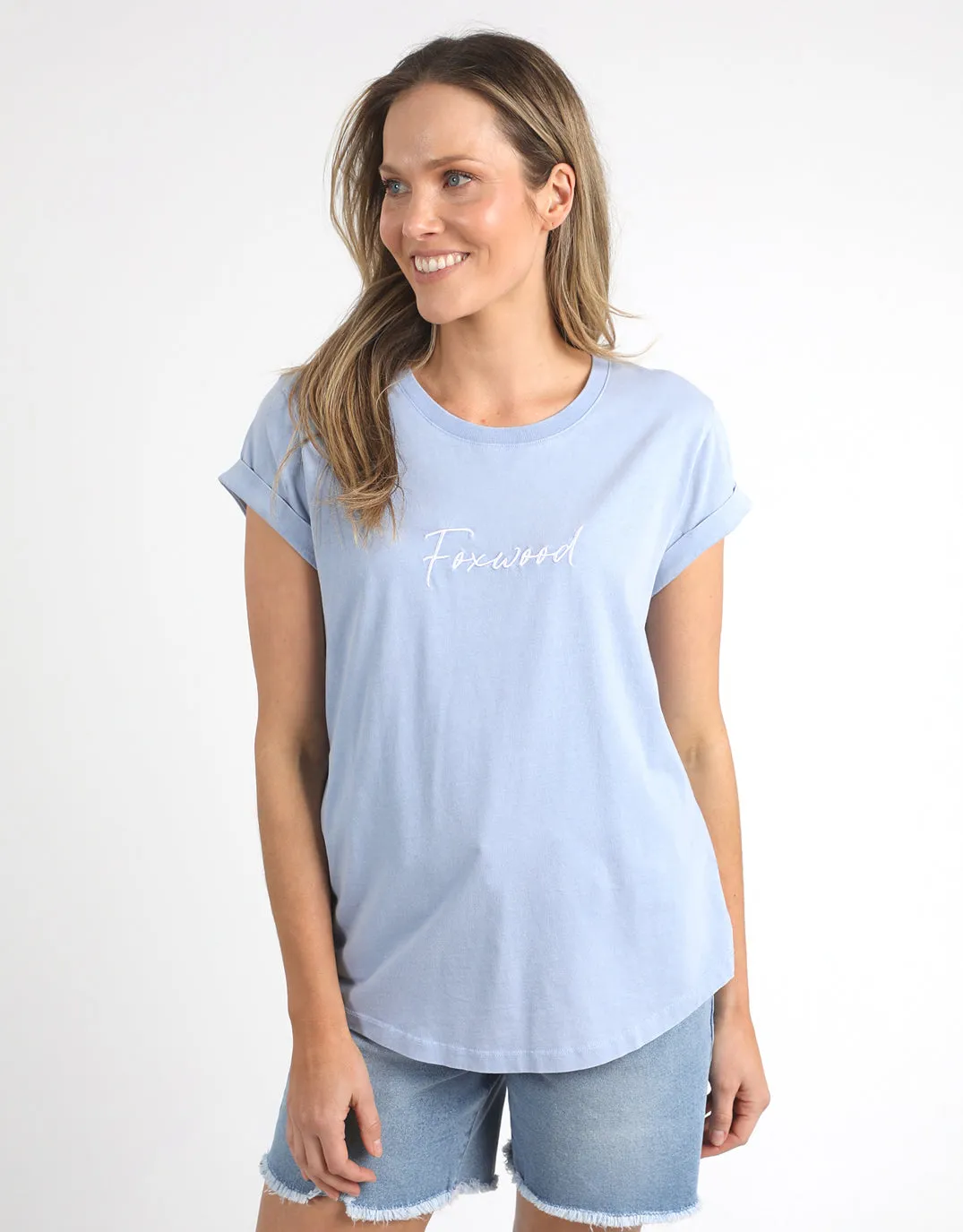 Signature Tee - Light Blue