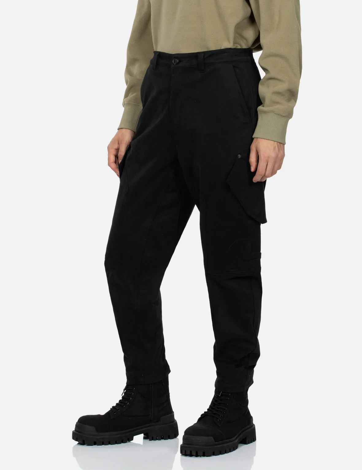 Slogan Embroidery 3D Fit Cargo Pants