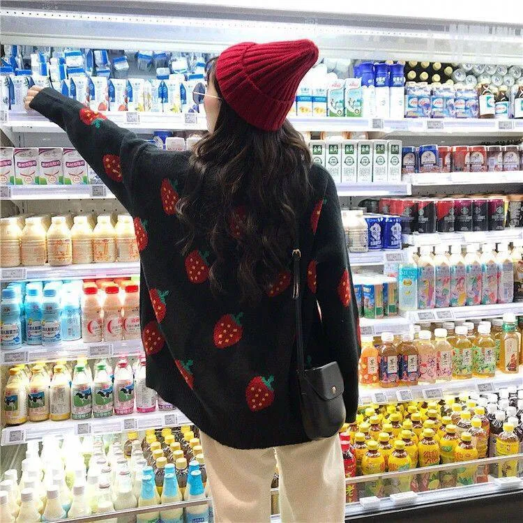 Strawberry Sweater