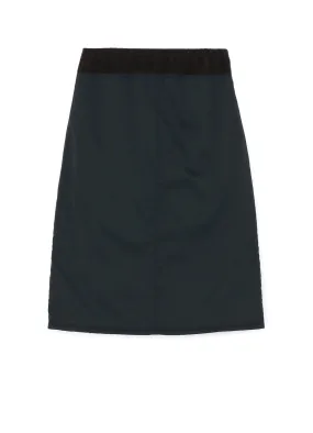 STRETCH TAFFETA   FLEECE SKIRT