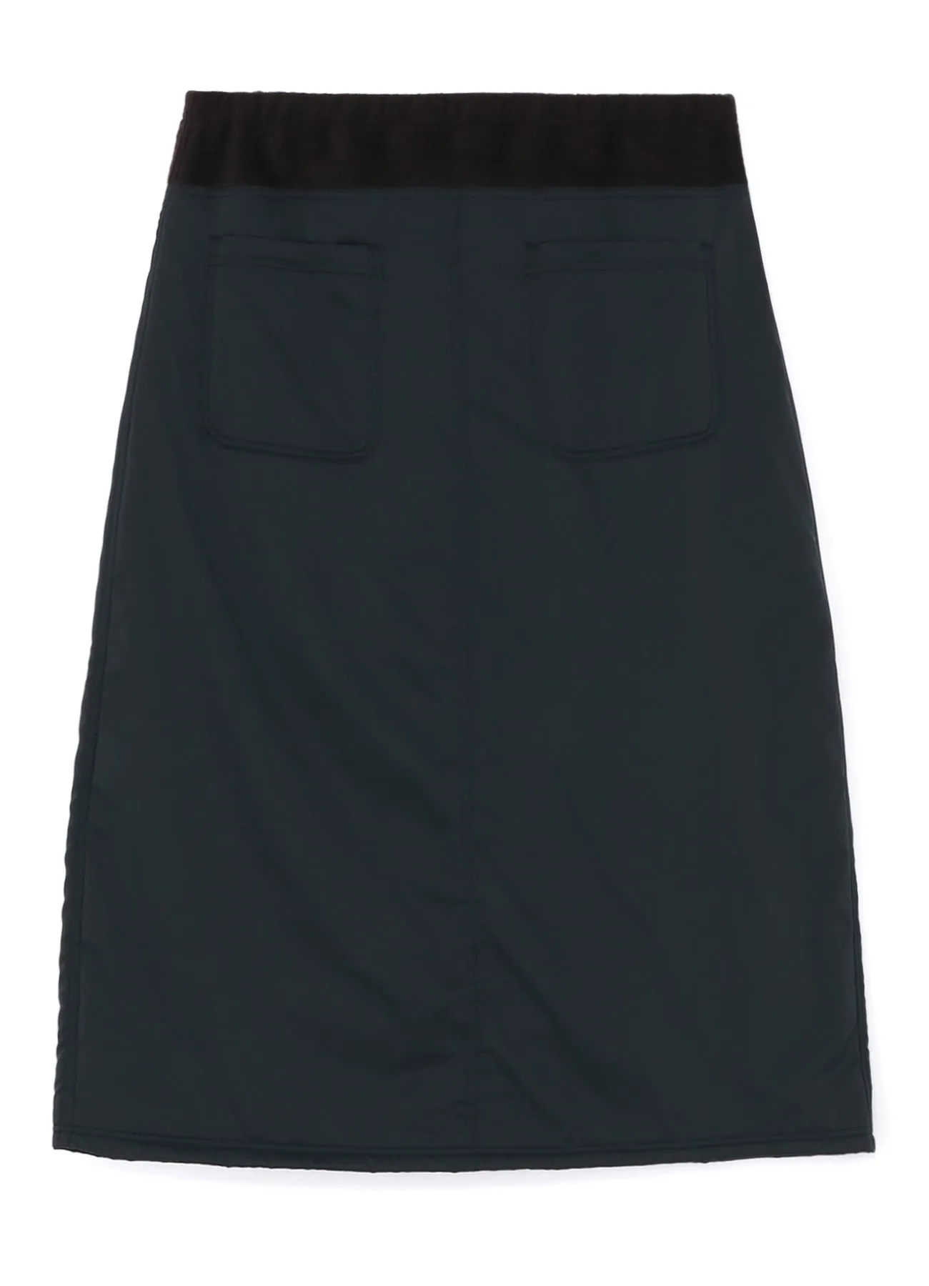 STRETCH TAFFETA   FLEECE SKIRT