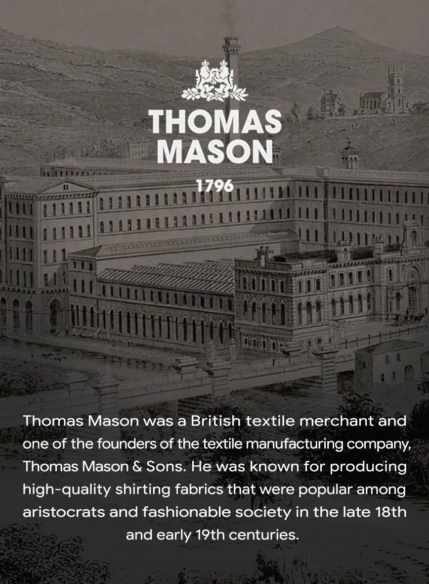 Thomas Mason Cloudy Blue Shirt