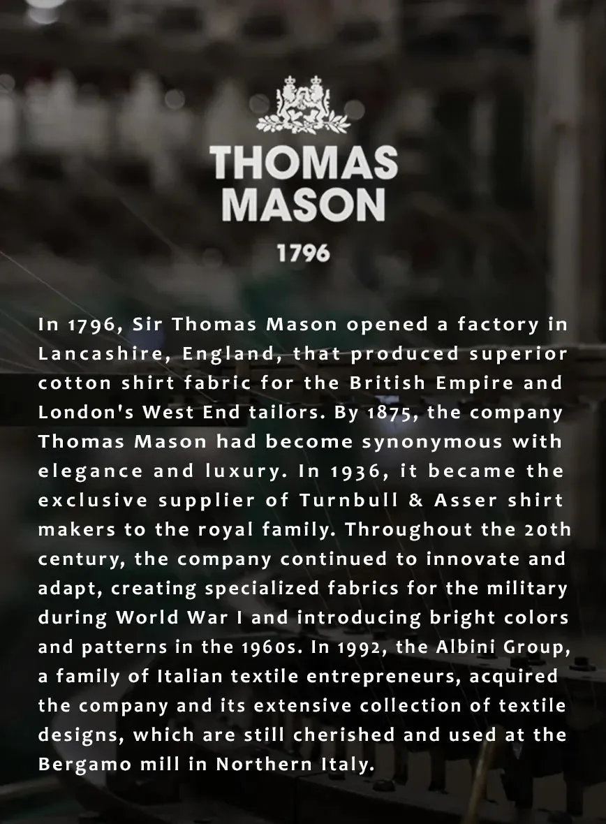 Thomas Mason Cloudy Blue Shirt