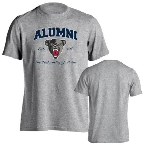 University of Maine Bears UMaine Alumni Script Text Short Sleeve T-Shirt