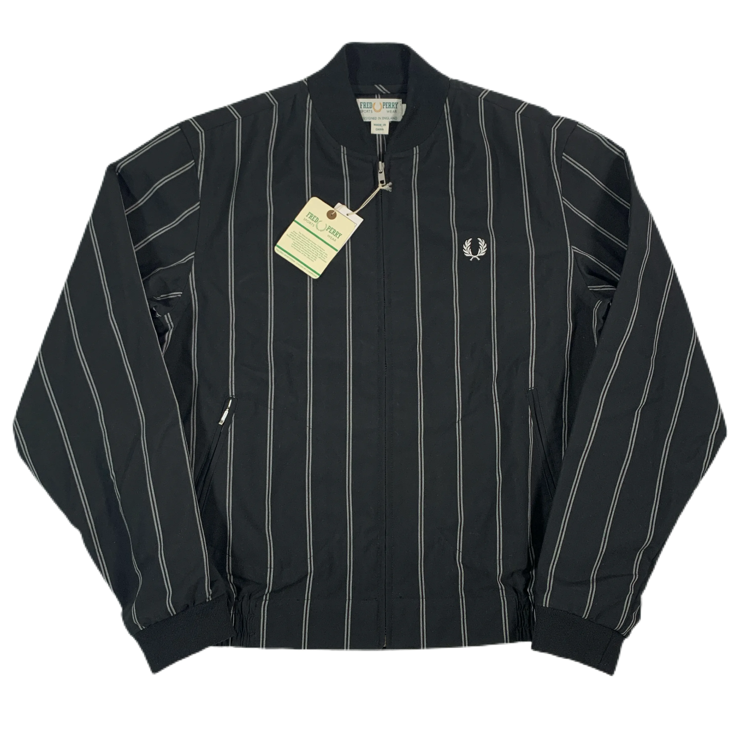 Vintage Fred Perry “Pinstripe” Bomber Jacket