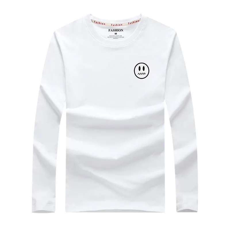 White Smiley Long Sleeve