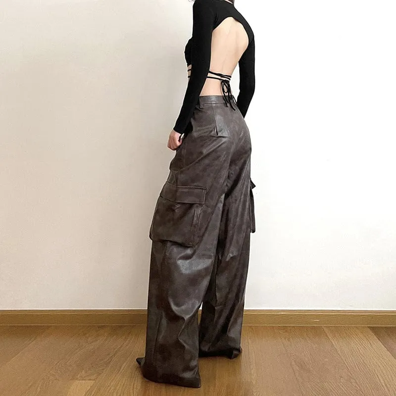 Women's Grunge Loose Cargo Pants