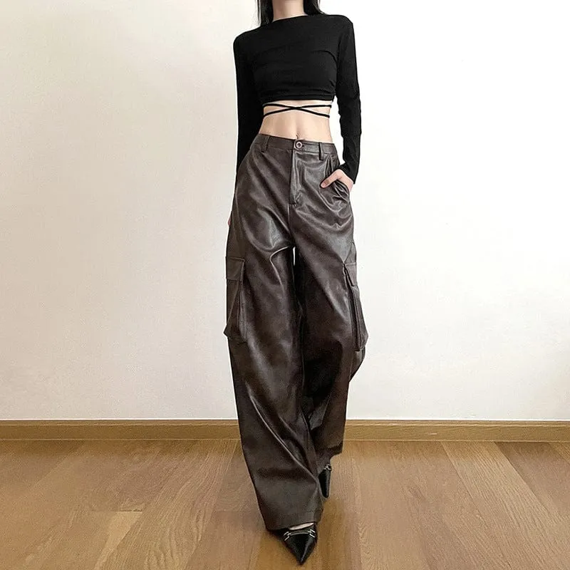 Women's Grunge Loose Cargo Pants