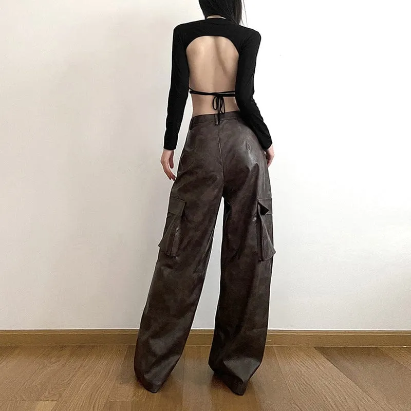 Women's Grunge Loose Cargo Pants