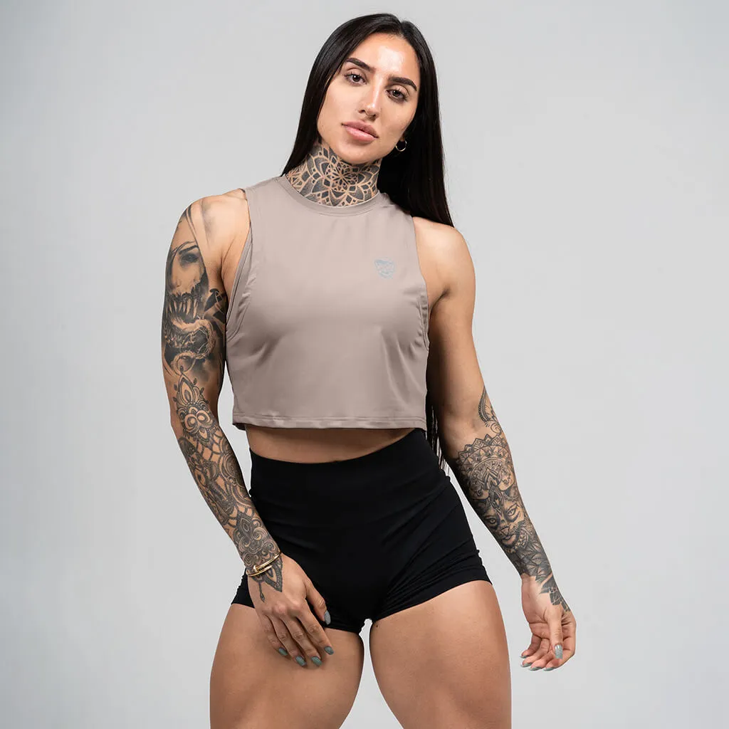 Women's Performance Tank - Taupe