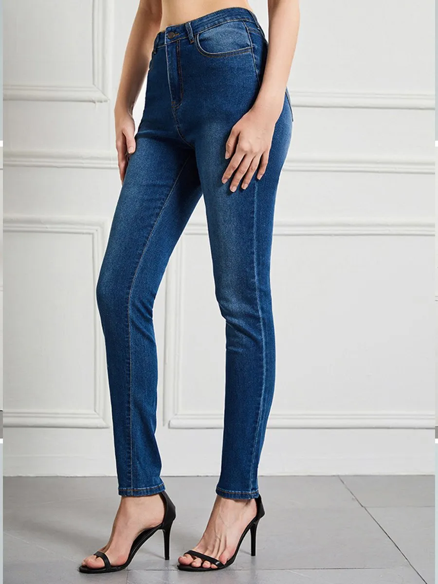 Women's Slim High Waist High Stretch Skinny Jeans