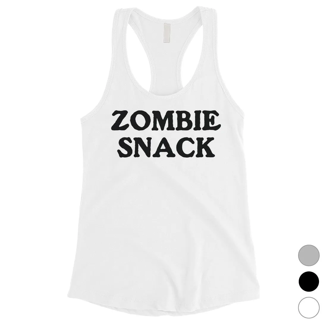 Zombie Snack Womens Thoughtful Simple Great Tank Top Birthday Gift